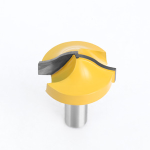 Fraise à arc transparente, queue de 1/2 pouce, longueur de coupe de 60 mm, 2 cannelures, pour machine à bois, outil en carbure - Product Image 1