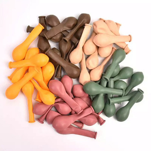 Ballons en latex macaron pour fête d'enfants, Journée de la Terre, 5 pouces, ronds et en forme de cœur, kit d'arche de ballons confettis 6 couleurs - Product Image 3