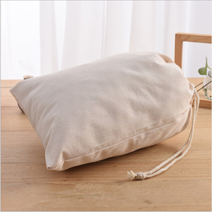 Custom Your Design Colorful Canvas Cotton Polyester Drawstring <b>Bag</b> with Double <b>String</b> - Product Image 5