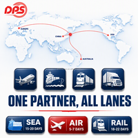 Transitaire Multimodal Complet Top 10 Chine-Worldwide DDP Porte-à-Porte Service de Fret Intermodal Ferroviaire Aérien Routier Livraison Rapide