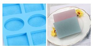 <span class=keywords><strong>Molde</strong></span> <span class=keywords><strong>de</strong></span> silicona alimenticia, 6 cavidades, diseño floral, ovalado y rectangular, reutilizable y fácil <span class=keywords><strong>de</strong></span> desmoldar. - Product Image 5