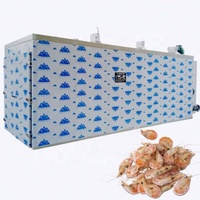 600Kg Saucisse Viande Poisson Crevettes Plateau Cabinet Sèche Fruits De Mer Pompe À Chaleur Four Déshydrateur