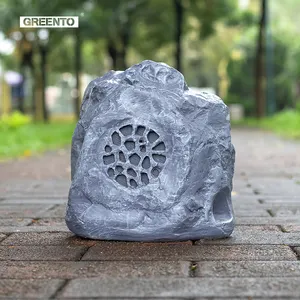 Weather-resistant Bluetooth Solar-powered Outdoor Wireless Rock Speaker Garden Statues For Outdoor Decoration