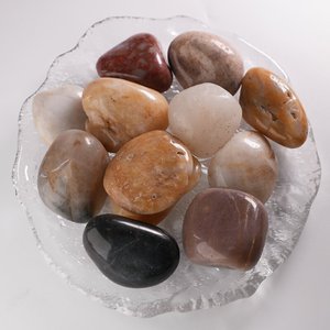 Quanerduo QR-P Trung Quốc đánh bóng <span class=keywords><strong>Pebble</strong></span> đá sàn gạch thiết kế hiện đại không độc hại và bền cho vườn - Product Image 2