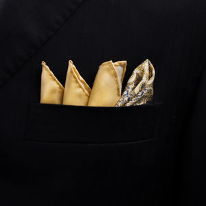 Accesorios de negocios de alta calidad, <span class=keywords><strong>pañuelo</strong></span> cuadrado de bolsillo de seda 100% para hombres adultos para camisas de traje formal - Product Image 4