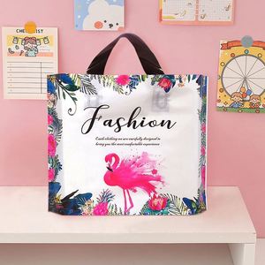 Recyclable PE <b>Plastic</b> Shopping Bags for Clothing Shoes & Socks-Custom Logo Printing Wholesale Packaging - Product Image 2