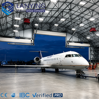 Hangar para Aviones, Estructura de Acero, Edificio Prefabricado, Almacén de Techo Transparente, Garaje para Aviones Privados