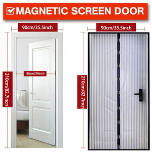 Hiện đại chống muỗi tự động đóng cửa rèm cửa lưới từ tính với <span class=keywords><strong>Polyester</strong></span> màn hình lưới cho phòng khách - Product Image 3