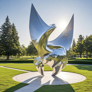 Escultura de metal personalizada B63, decoración exterior grande para calle comercial, adorno artesanal, decoración de Arte Público, estatua grande - Product Image 1