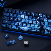 Ensemble de touches de clavier personnalisées VALORANT Jett 68 touches en PBT avec sublimation par transfert thermique, profil Cherry, pour clavier mécanique