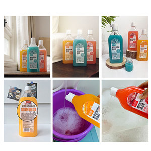 Многофункциональный очиститель пола жидкий нетоксичный класс Быстросохнущий стойкий ароматизатор для мытья полов моющее средство - Product Image 5