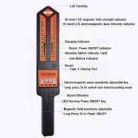 Détecteur de caméra de Protection de sécurité détecteur d'espion RF garde de sécurité Bug sans fil WiFi dispositif de détection IR détecteur de caméras cachées