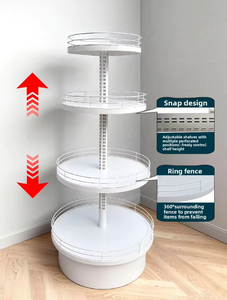 <strong>Round</strong> Display Rack Store <strong>Shelving</strong> Supermarket Convenience Store Display Rack Home Storage <strong>Round</strong> Shelf Supermarket <strong>Shelving</strong> - Product Image 4