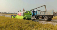 Moissonneuse-batteuse agricole Zoomlion TE100 de 190 CV avec accessoire supérieur à prix réduit pour la vente en gros