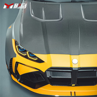 Capot moteur en fibre de carbone pour BMW G80 G81 M3 G82 G83 M4 Style Vorstein Double face capot moteur avant en carbone