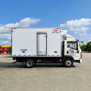 รถบรรทุกห้องเย็นขนาดเล็ก 5 ตัน เครื่องยนต์ดีเซล ยี่ห้อซิโนทรัค แบบกำหนดเอง ขับเคลื่อน 4x2 สำหรับขนส่งเนื้อสัตว์และปลา - Product Image 4