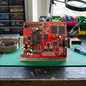 FRO 7X Mini Multi Game Coin Pusher pour machine d'arcade Fire Link, matériau PVC, 56PIN+20PIN JAMMA, alimentation, prise US - Product Image 2