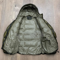Veste d'hiver matelassée légère en nylon et polyester avec fermeture éclair, capuche chaude, style doudoune pour homme