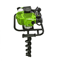 Tarière thermique portable VERTAK 51.2CC à démarrage facile pour la plantation d'arbres et le creusement de trous dans les terres agricoles