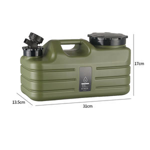 Cubo de almacenamiento de agua cuadrado para acampar al aire libre de 12L con grifo Cubo para beber portátil para el hogar de gran capacidad - Product Image 4