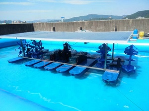Energy Efficient Solar-Powered High Productivity Paddle <b>Wheel</b> Aerator with DC Motor & Gearbox for Fish/Shrimp Pond - Product Image 2