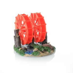 Decoración <span class=keywords><strong>para</strong></span> Pecera, Molino de Viento con Engranajes, Bomba de Oxígeno, Adorno Decorativo <span class=keywords><strong>para</strong></span> Acuarios Grandes y Pequeños, Peces y Camarones - Product Image 2