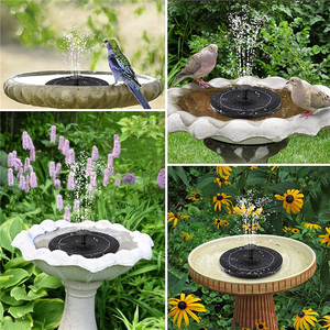 <span class=keywords><strong>Fontaine</strong></span> d'eau solaire décorative <span class=keywords><strong>pour</strong></span> jardin, en plastique ABS, étanche IPX8, 8 buses, <span class=keywords><strong>pour</strong></span> bain d'oiseaux, jardin - Product Image 4