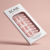 Scatola Espositiva Vuota per Unghie Finte Personalizzata con Logo, Elegante Confezione Artigianale per Unghie Press-on con Finestra