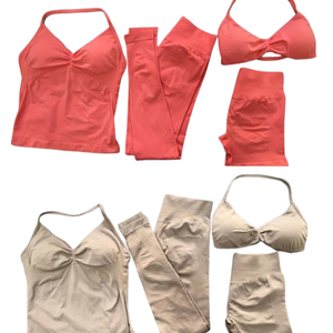 High Waist Seamless <b>Booty</b> Quick Dry Breathable Athletic Workout Elastic Waist Training <b>Leggings</b> - Product Image 2