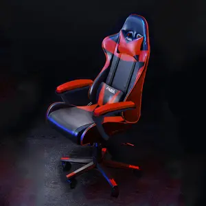 新设计真皮电脑游戏赛车座椅办公室