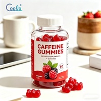 Suplementos Veganos de Marca Privada OEM, Gomitas de Cafeína, Fórmula Natural con Pectina, Productos de Apoyo Nutricional Diario para Adultos