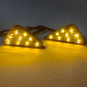 ไฟเลี้ยว LED รูปสามเหลี่ยม Piranha 12V สำหรับรถจักรยานยนต์ รถสปอร์ต ใช้แทนของเดิม อัพเกรด ขนาด 9.5x6.5x11 ซม. - Product Image 2