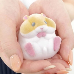 ตุ๊กตาหนูแฮมสเตอร์ PVC น่ารัก ตกแต่งสวนจิ๋ว ของเล่น ของขวัญ กาชาปอง ตุ๊กตาหนูแฮมสเตอร์กำมะหยี่ - Product Image 5