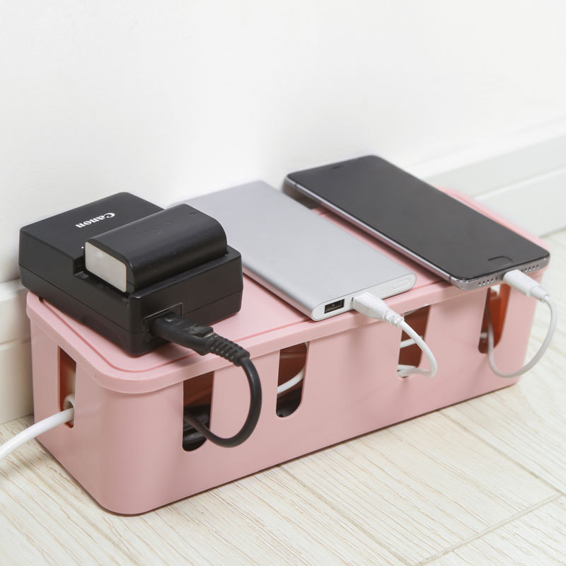 Cable Management Box Set 3 Size Cable Organizer Box Hide - Temu