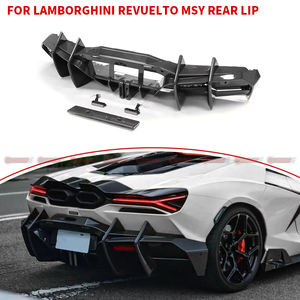 Diffuseur arrière en fibre de carbone sèche pour Lamborghini Revuelto, style MSY, lèvres de pare-chocs arrière, pièces de modification automobile - Product Image 4