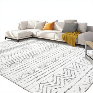 Skymoving New Custom Home Textiles Living Room Machine Made Faux Wool Modern Soft Large Printed Foldable Area <b>Rugs</b> Non-Shedding - Product Image 3