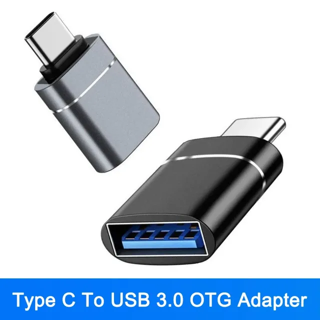 USB Type-C OTG Adapter with Micro USB USB 3.0 Cable Converter for S10/S9/S8//P30/Macbook Pro