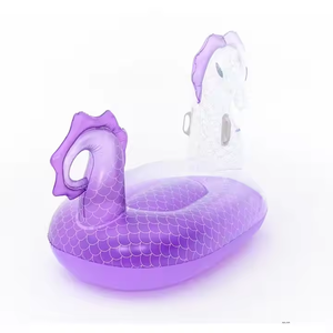 Galleggiante per <span class=keywords><strong>piscina</strong></span> con cavalluccio marino, grande <span class=keywords><strong>piscina</strong></span> gonfiabile in cloruro di polivinile galleggiante con manici, adatto per <span class=keywords><strong>piscina</strong></span> per adulti e giochi da spiaggia - Product Image 5