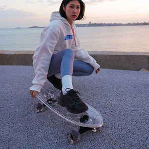 Nuovo Logo personalizzato creativo <span class=keywords><strong>skateboard</strong></span> piattaforma portatile acrilico trasparente <span class=keywords><strong>skateboard</strong></span> - Product Image 4