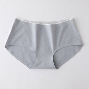 Mutandine a vita media di alta qualità mutandine in cotone tinta unita mutandine da donna <span class=keywords><strong>senza</strong></span> cuciture in cotone per ragazze - Product Image 6