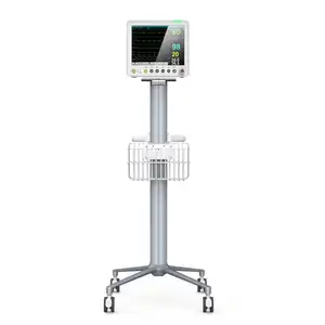 באיכות גבוהה נייד מחשב נייד ומחשב צג עגלת עגלה רפואית נירוסטה בית חולים צג עגלה