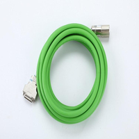Cable flexible de TPU verde para cadena de arrastre, conector de aviación M23 de cobre desnudo, arnés de servo chapado en oro