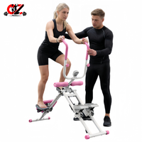 Appareil d'exercice abdominal Power Plank Ab Crunch Machine, entraînement en 5 minutes, équipement d'exercice abdominal réglable, AB Core Cruncher Glider Trainer