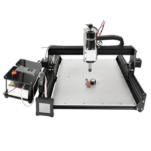 Routeur CNC de bureau 4540 3 axes, broche 500W, machine de gravure laser mini en aluminium pour tissu, ardoise, bambou, porte-clés, bricolage - Product Image 1