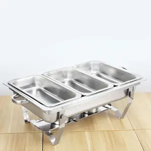 stainless steel buffet dishes chafer buffet set food warmers chaffing dishes meal stove for catering