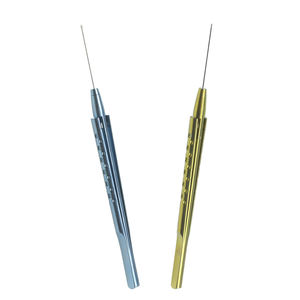 เครื่องมือผ่าตัดตาไทเทเนียมคีมหยักคีมตาข่าย Capsulorhexis พร้อมที่จับกอล์ฟ - Product Image 1