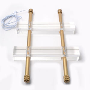 Estante para Botellas de Vino de Aleación de Aluminio con Tubo Redondo, Soporte para Botellas de Vino de Acrílico Cristalino Emisor de Luz, Diseño Simple y Moderno - Product Image 3