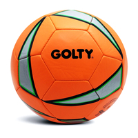 Ballon de football GOLTY GSM-1016B taille 5, poids 410-430 g et circonférence 680-700 mm, avec panneau en PVC, couture mécanique.