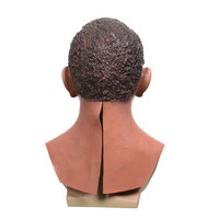 Máscara de Látex Blanca al por Mayor para Personas de Piel Oscura, Máscara de Látex para Fiestas Rave, Máscara Facial Completa Personalizable
