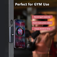 Nouveauté : support magnétique pour téléphone à rotation 360° avec double aimant N52, barre magnétique pour la salle de sport et le fitness